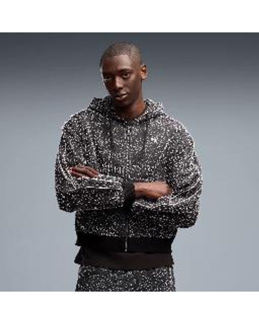 PUMA Gray T7 Hooded Track Jacket for men