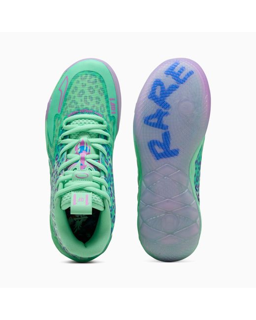 PUMA Green X Lamelo Ball Mb.01 Alien Safari Basketball Shoes for men