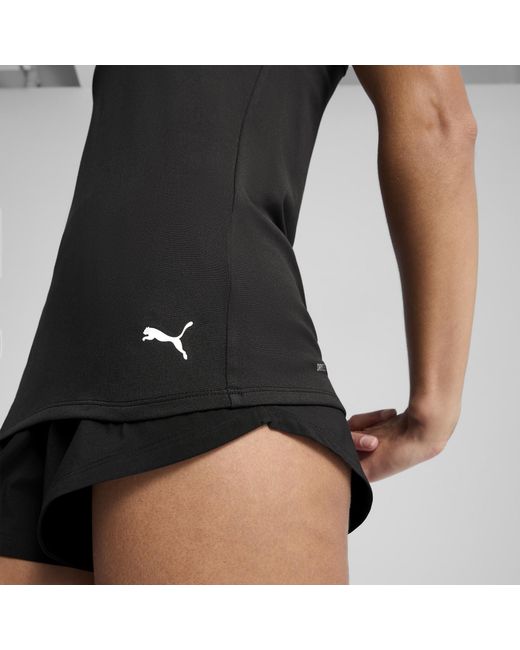 PUMA Black Train All Day Essentials Training Racerback Tank Top Shoes