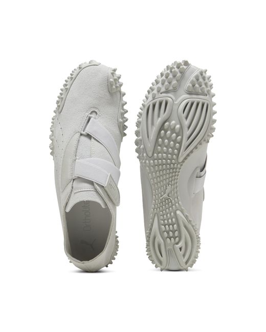 PUMA Gray Mostro Unlined Sneakers Schuhe, Glacial/Feather