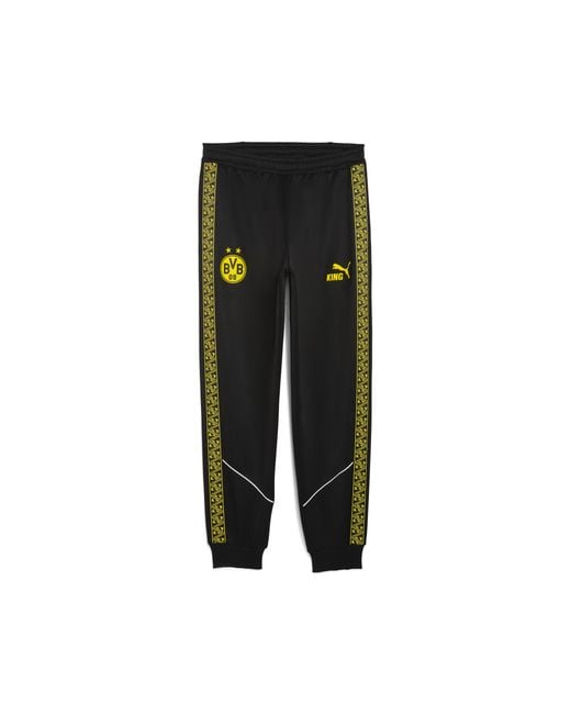 PUMA Black Bvb King Anthem Football Pants for men