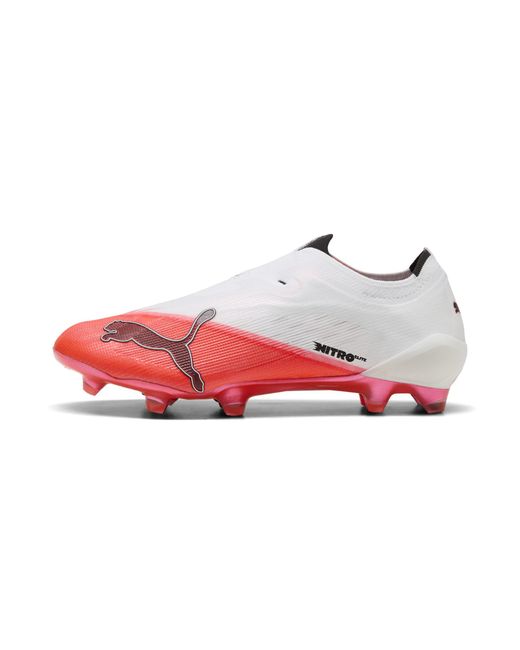 PUMA Red Ultra Nitro 7 Ultimate Fg Laceless Football Boots