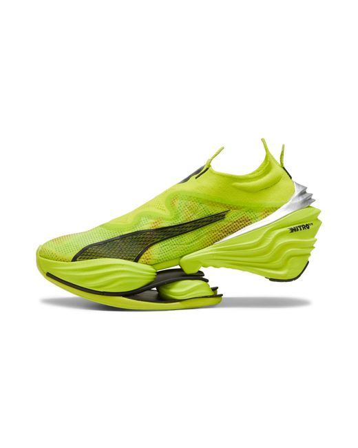 PUMA Green Fast-Rb Nitroâ¢Elite Pr Running Shoes, Lime Pow/Poison for men