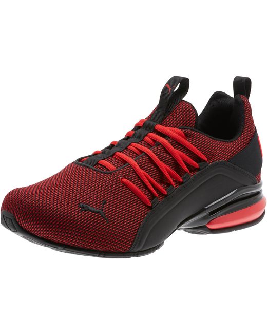 PUMA Red Axelion Wide Running Shoes for men