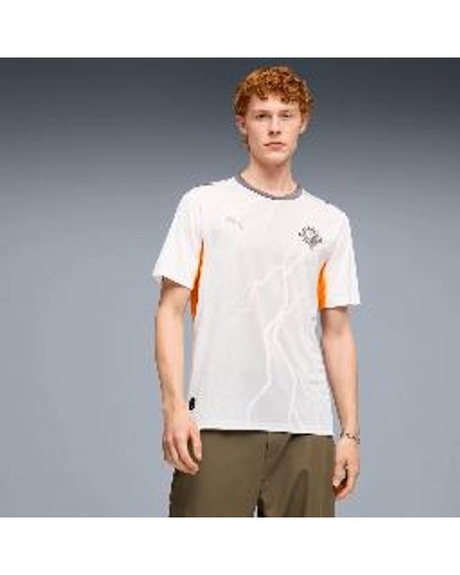 PUMA White Iceland Away Jersey for men