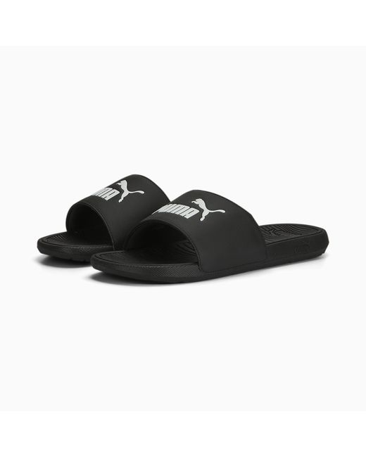 PUMA Black Cool Cat 2.0 Bx Slide Sandalss