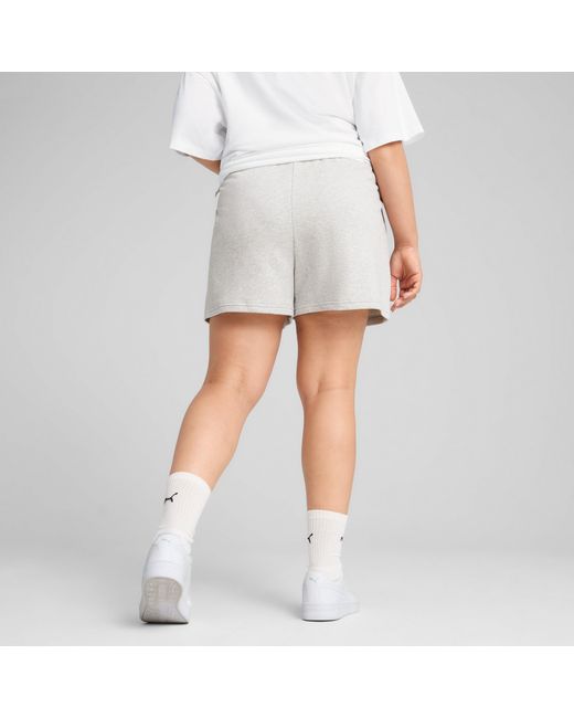 PUMA Ess Small No. 1 Logo Short in het White