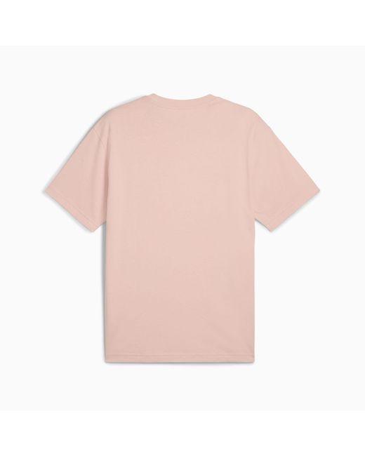 PUMA Essentials Elevated Uniseks T-Shirt Voor in het Pink