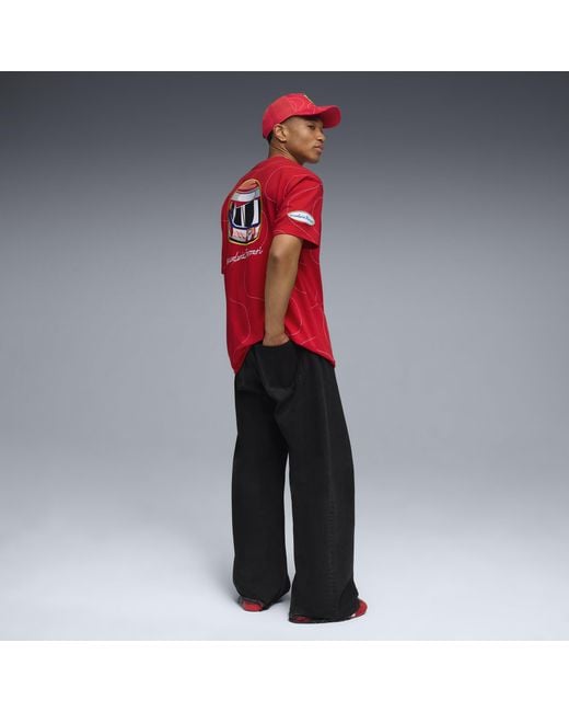 Camiseta Scuderia Ferrari Hp Monza Para Hombre, Motorsport, Rosso Corsa PUMA de hombre de color Red
