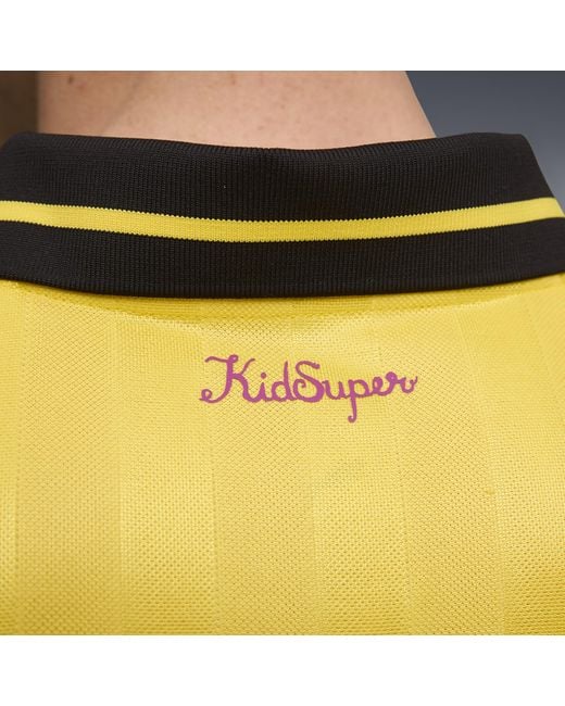 PUMA Kidsuper X Borussia Dortmund Retro Shirt Voor Zwart/Geel, Maat in het Yellow voor heren