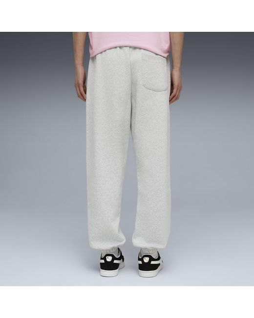 PUMA Gray Select Essentials Relaxed Sweatpants for men