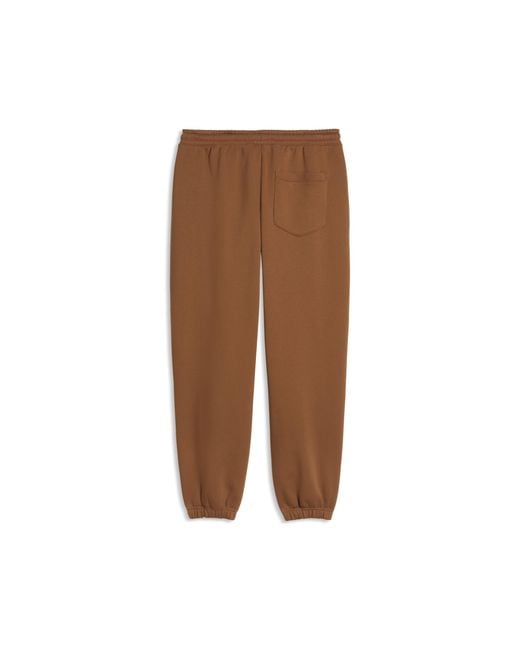 PUMA Brown Select Essentials Relaxed Sweatpants for men