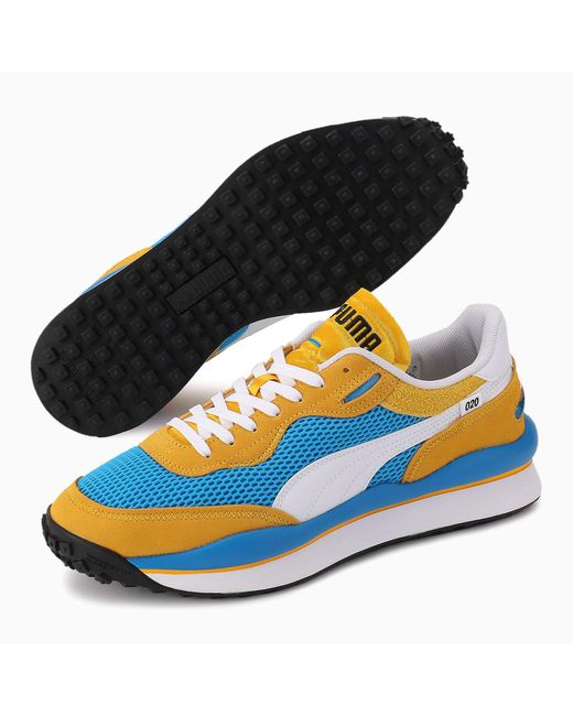 Puma future rider stream on blue Clearance
