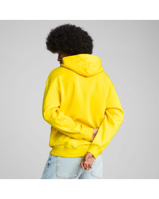 PUMA Yellow Scuderia Ferrari Race Big Shield Hoodie for men