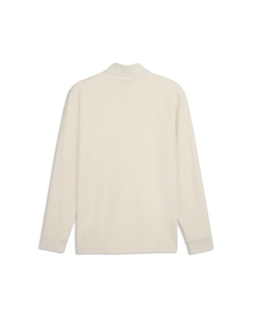 PUMA White X Arnold Palmer Cloudspun Quarter-Zip Golf Jacket for men