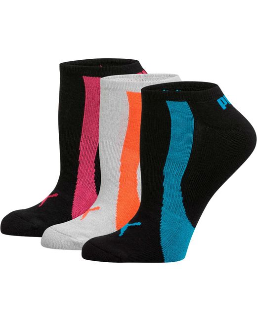 PUMA Multicolor Women's No Show Socks [3 Pack]