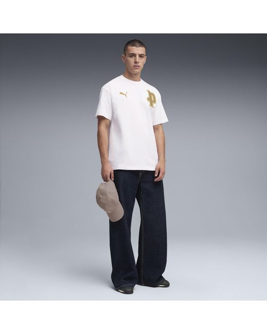 PUMA Black Manchester City 10Th Anniversary T-Shirt for men