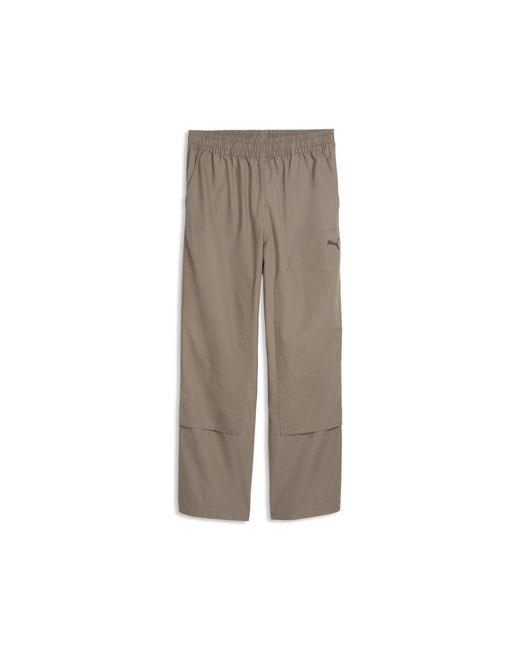 PUMA Gray Essentials Carpenter Pants for men