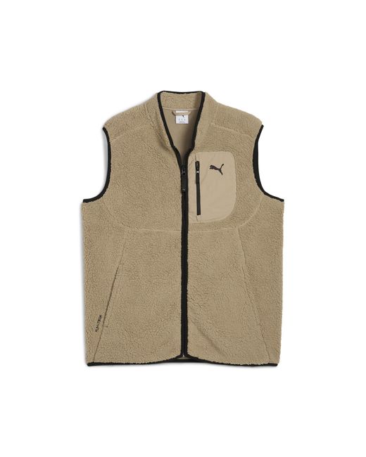 PUMA Brown Tech Winterized Gilet Jacket for men