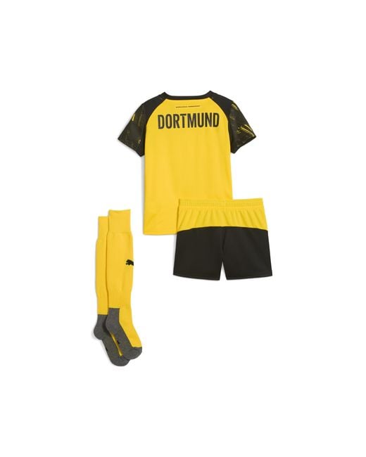 Equipación Mini Borussia Dortmund 25/26 Para Niños, Ropa, Faster Amarillo/Negro PUMA de color Yellow