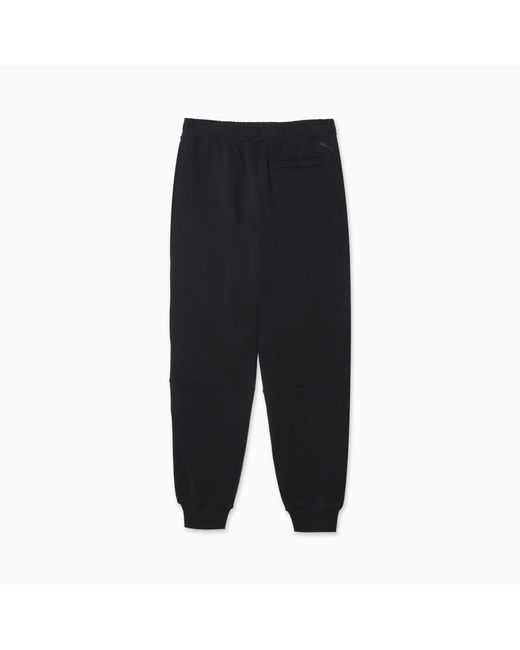 PUMA Black Wardrobe Essentials Suede Sweatpants for men