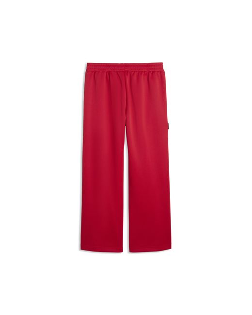 PUMA Red Ferrari T7 Track Pants for men