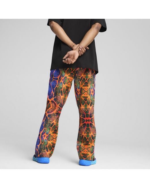 PUMA Melo Alien Skins Dime Basketballhose Herren, /Aop in Blue für Herren