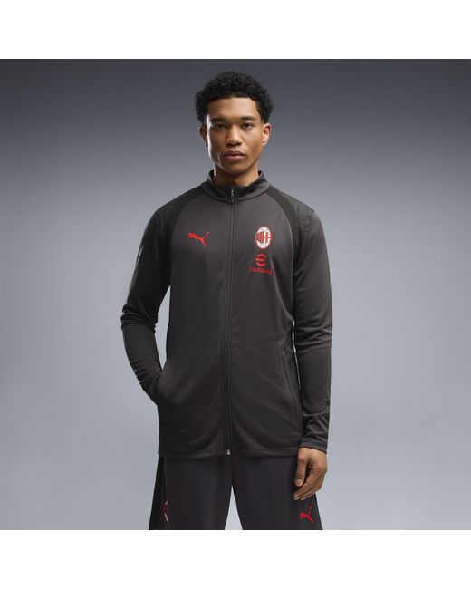 PUMA Black Ac Milan Slim Training Jacket for men