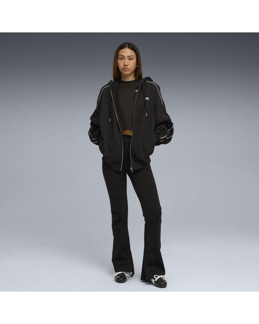 PUMA Black X Rosé T7 Hoodie Damen, Kleidung