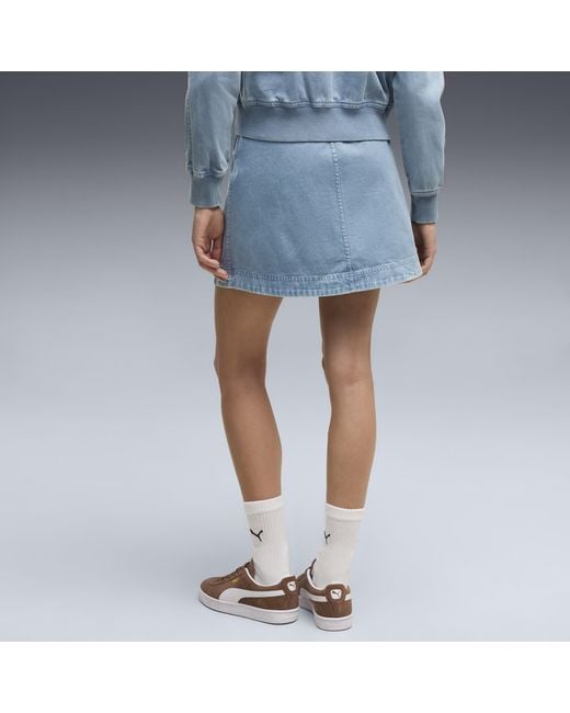 PUMA Blue Future..Archive Washed Twill Skirt