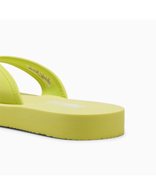 PUMA Yellow Sandy Flip-flops