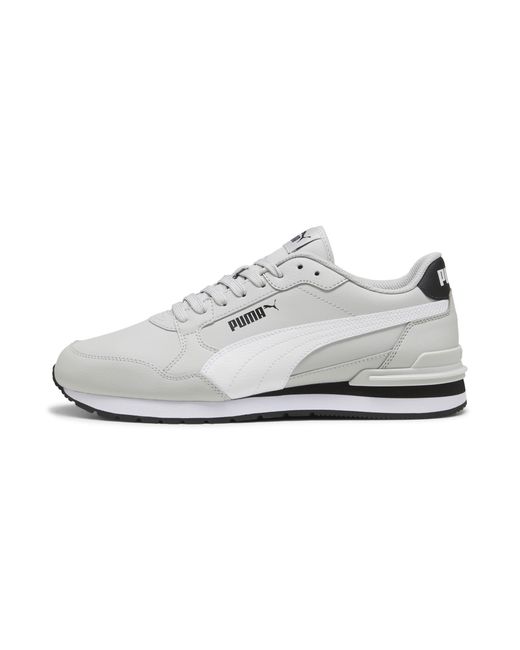 PUMA White Adult St Runner V4 Leather Trainers for men
