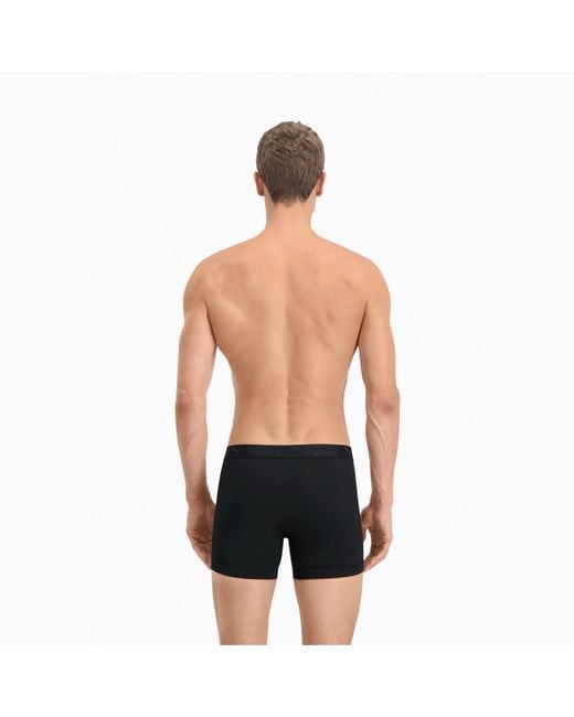 PUMA Black Sport Microfiber Boxers (2-Pack) for men