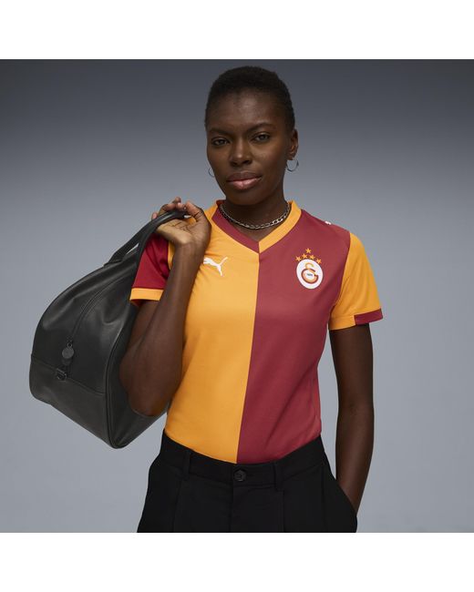 PUMA Galatasaray Sk 25/26 Thuisshirt Voor Rood/Oranje, Maat in het Orange