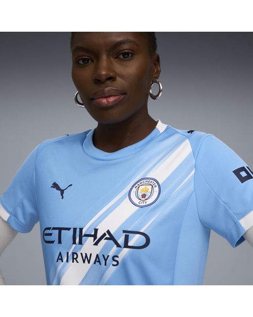PUMA Blue Manchester City 25/26 Heimtrikot Damen, Sport, Light/Weiß