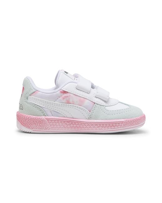 PUMA Pink X Hello Kitty And Friends Palermo Sneakers Mit Klettverschluss Babys Schuhe Für Damen