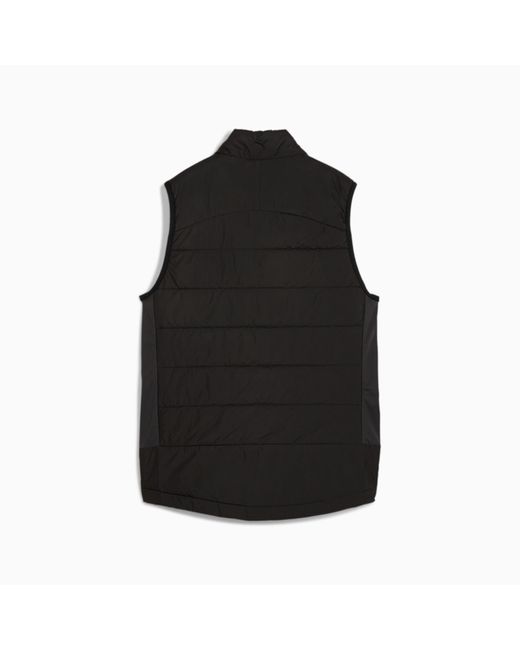 PUMA Black Kyley Quilted Golf Vest