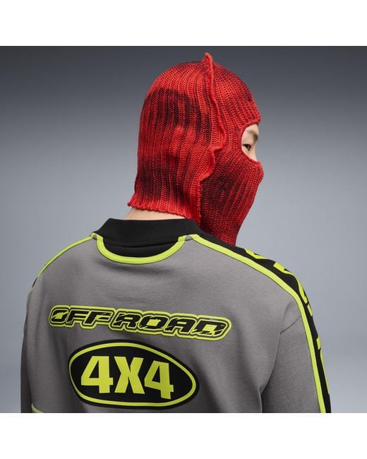 PUMA Red A$Ap Rocky X Knitted Balaclava for men