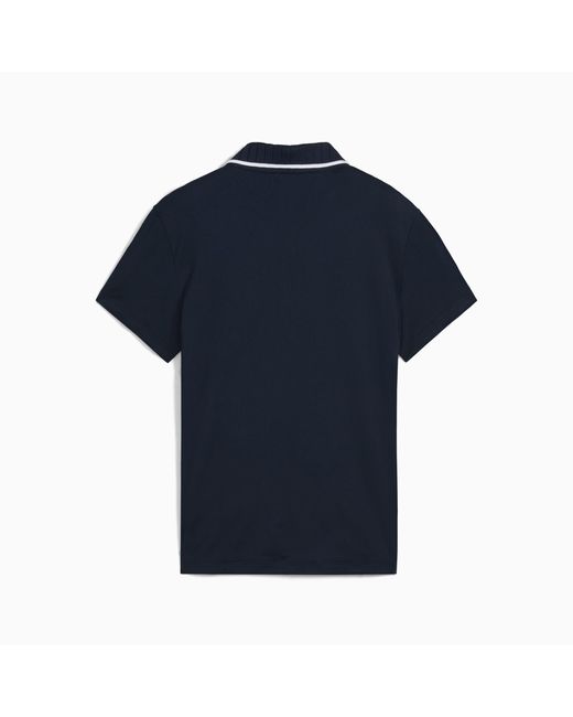 PUMA Cloudspun Bridges Golfpolo Met Korte Mouwen in het Blue