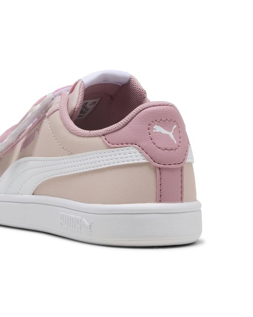 Zapatillas Smash 3.0 Badges Para Niños, Calzado, Mauve Mist/Blanco PUMA de color White