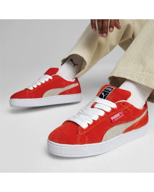 PUMA Suede XL Plush Sneakers Schuhe in Red für Herren