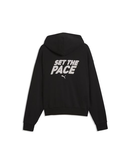 PUMA Black Run Culture Collective Boxy Hoodie for men
