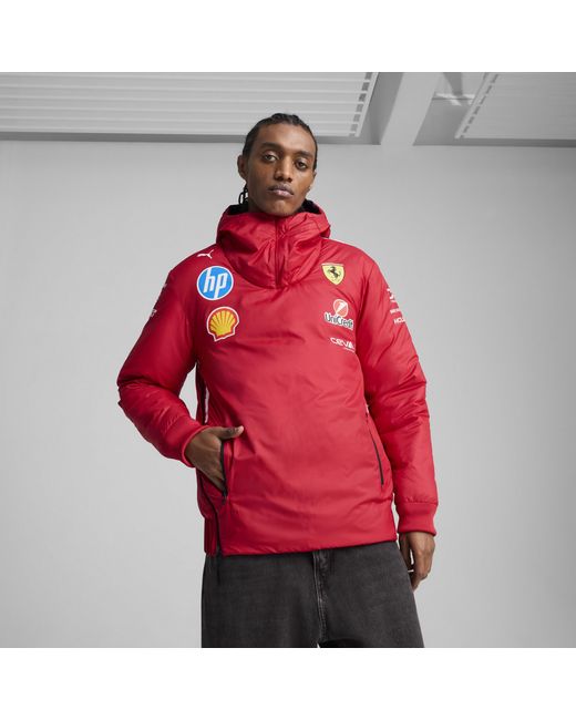 PUMA Men's Red Scuderia Ferrari Team Reversible Jacket