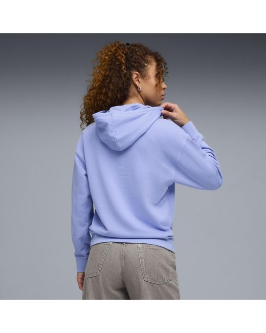 PUMA Blue Essentials Script Hoodie