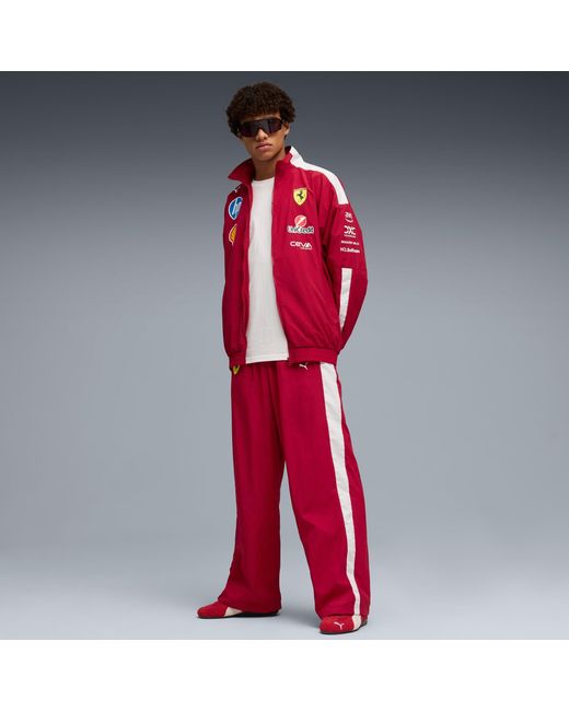 PUMA Red Scuderia Ferrari 2025 Drivers T7 Oversized Jacket