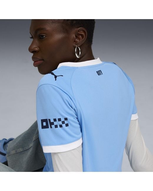 PUMA Blue Manchester City 25/26 Heimtrikot Damen, Sport, Light/Weiß