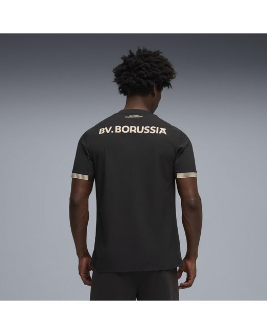 PUMA Black Borussia Dortmund Authentic Special Edition Jersey for men