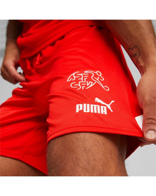 PUMA Schweiz 22/23 Shorts für in Red für Herren