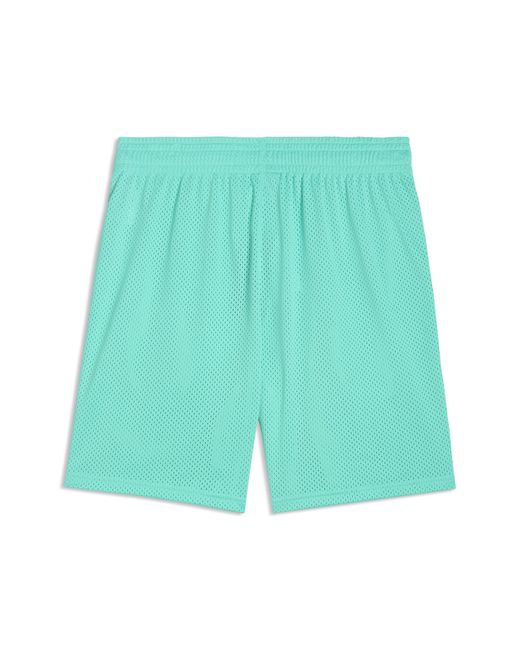 PUMA Green Melo World Oversized 7" Basketball Shorts for men