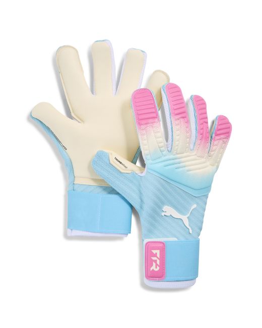 Guantes De Portero Future Pro Re-Charge Juveniles, Accesoiros, Sunset Rosa/Hero Azul/Blanco PUMA de color Blue